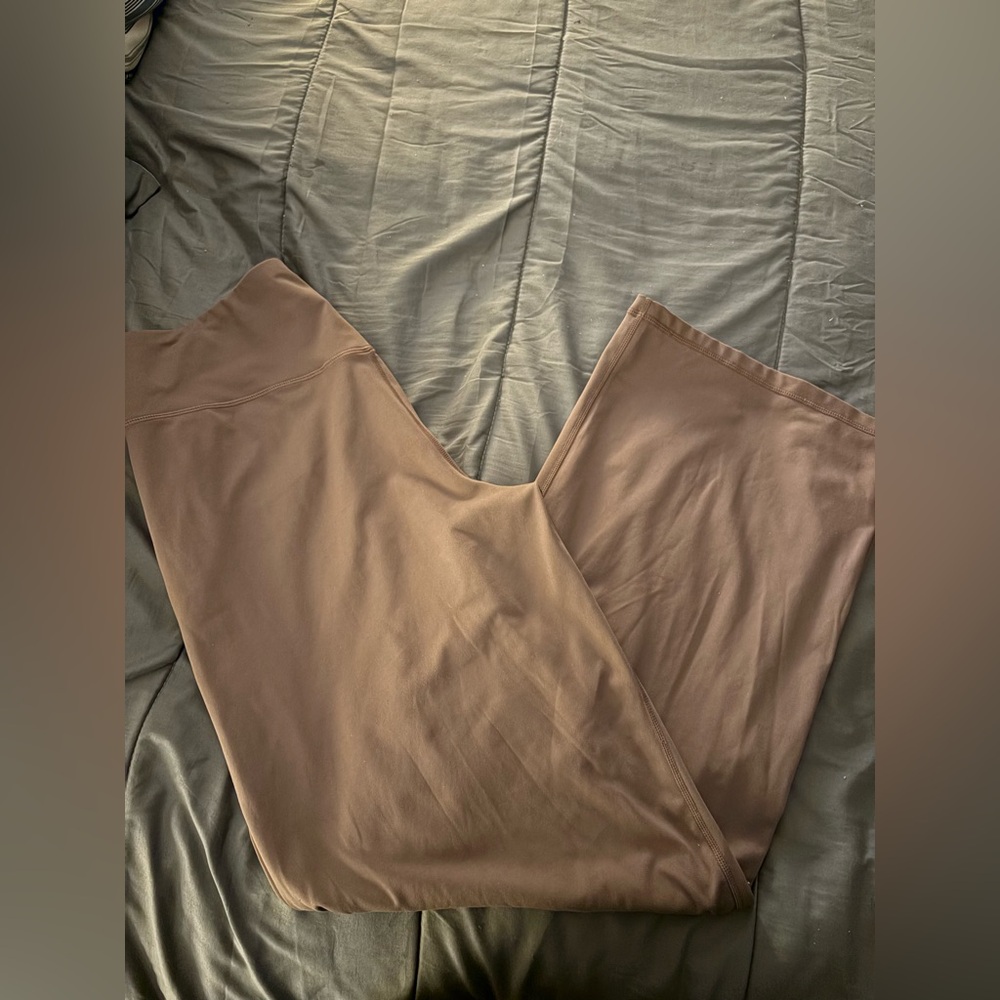 Mauve Wide-Leg Pants